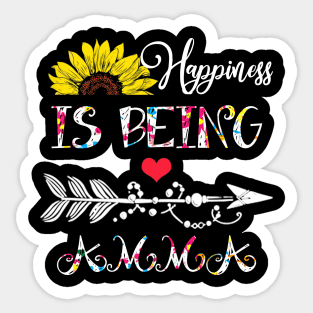 Happiness is being an amma mothers day gift Sticker